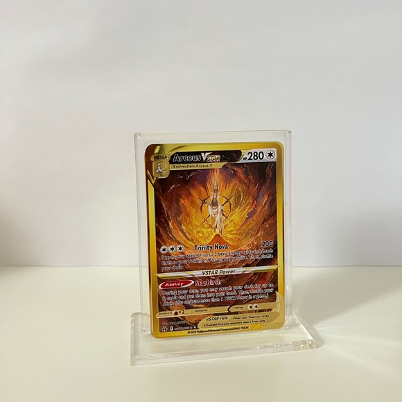 Pokemon Arceus VSTAR GG70/GG70 METAL GOLD CARD Collectible/Gift/Display - Picture 3 of 3